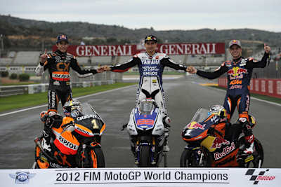 MotoGP-Champs Marquez, Lorenzo, Cortese