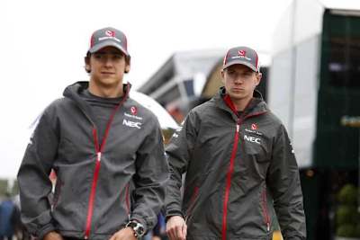 Nico Hülkenberg und Esteban Gutiérrez feiern in der Eifel Premiere