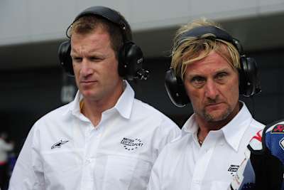 Neil Hodgson (li.) und Carl Fogarty