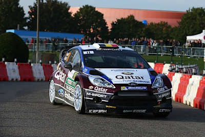 Erste Frankreich-Bestzeit für Thierry Neuville