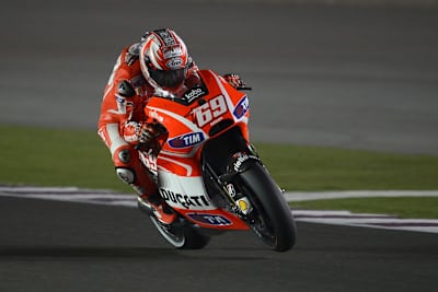 Nicky Hayden unter Flutlicht