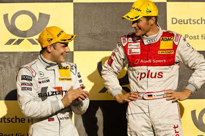 Paffett und Scheider: Applaus für den zweifachen DTM-Champion