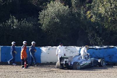 Pech für Lewis Hamilton