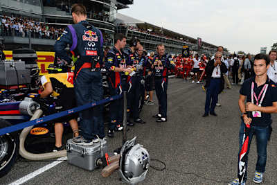 Dani Pedrosa auf dem Startplatz in Monza