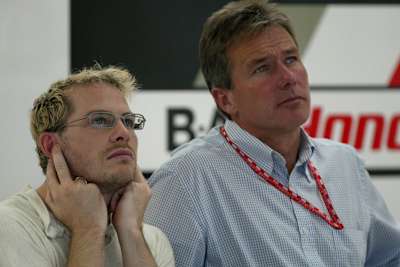 Jacques Villeneuve und Craig Pollock zu BAR-Honda-Zeiten