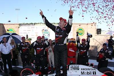 Will Power in den Strassen von St. Pete