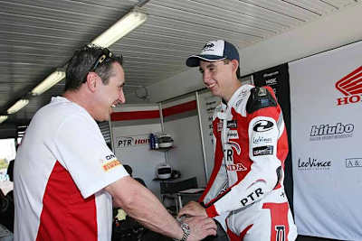 PTR-Chef Buckmaster und Matthew Davies