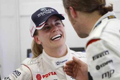 Susie Wolff war nach ihrem ersten vollen Testtag zufrieden