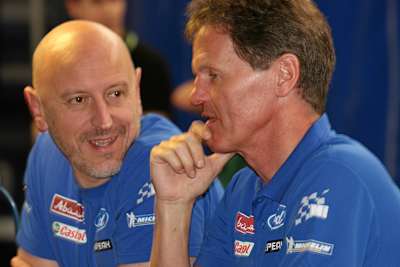 Gerard Quinn (l.) und Malcolm Wilson (r.)