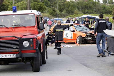 Der Unafllsort bei der «Rallye des Maures»