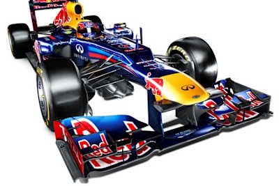Ein Studio-Foto des RB8, ab morgen ist er auf der Strecke