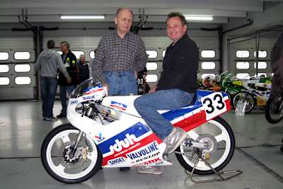 Der zweifache deutsche Meister Reiner Scheidhauer (r.) und Horst Seel