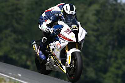 Markus Reiterberger unterwegs im heissen Schleiz