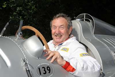 Rennfan Nick Mason (Pink Floyd)