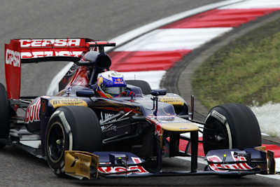 Ricciardo mühte sich im STR 7 ab, auf Platz 17