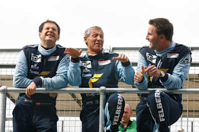 Drei von Sechs: Richard Lietz, Gianluca Roda, Christian Ried