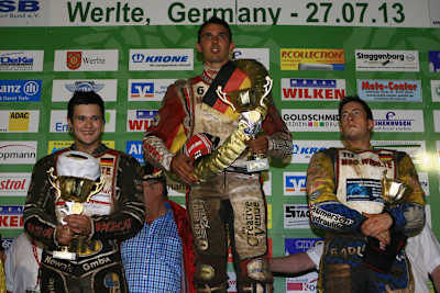 Die Top-3 von Werlte: Erik Riss, Andrew Appleton und Richard Speiser (v.l.)