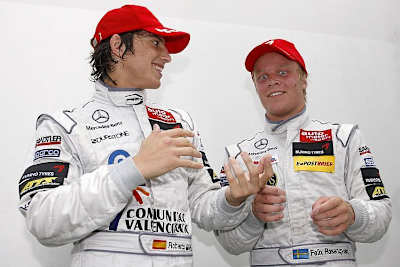 Roberto Merhi (links) und Felix Rosenqvist (rechts).