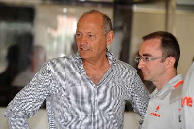 Paddy Lowe (r.) mit McLaren-CEO Ron Dennis