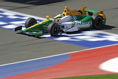 Auch in Fontana kreute De Silvestro die Start-/Ziellinie nicht al