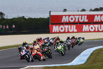 Das MotoGP-Feld: Statt in Jerez wird 2014 in Katar getestet