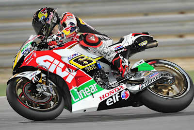 Stefan Bradl: Vorne glühen die Bremsscheiben