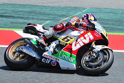 Stefan Bradl hatte in Barcelona zu kämpfen