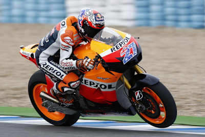 Casey Stoner auf der Honda für die 1000er Ära