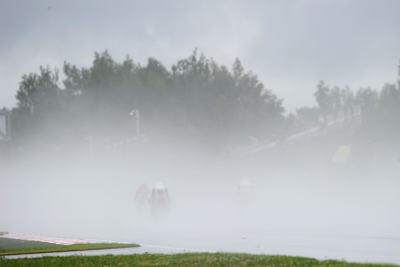 Bei diesen Bedingungen wurde das Supersport-Rennen in Moskau gestartet