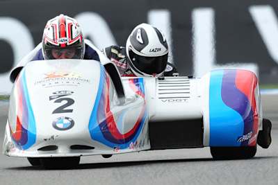 Jörg Steinhausen mit Ashley Hawes im WM-Einsatz