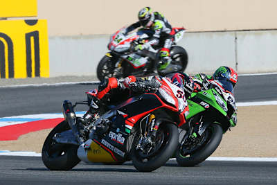 In Zweikämpfen tut sich Sylvain Guintoli (50) schwer