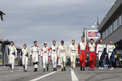 Die schnellste Elf Deutschlands, die Titelaspiranten im ADAC GT Masters
