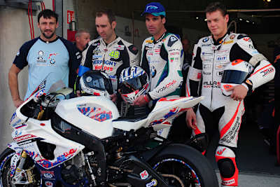 Team Penz13.com: Penzkofer, Fastre, Voss und Filla (v.l.)