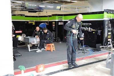 In der Tech3-Box muss alles getrocknet werden