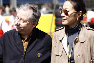 Jean Todt mit Partnerin Michelle Yeoh