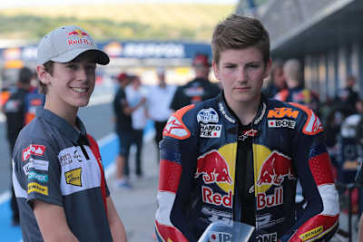 Jerez 2013: Philipp Öttl besucht Rookie Lukas Trautmann