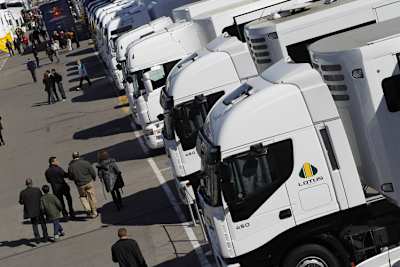 F1-Trucks wurden von Flüchtlingen genutzt