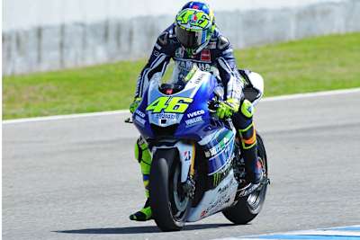 Valentino Rossi beim Jerez-Test im März