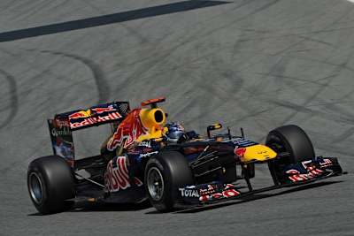 Vettel Rennen Barcelona