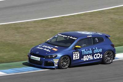 Der VW Scirocco R auf der Rennpiste