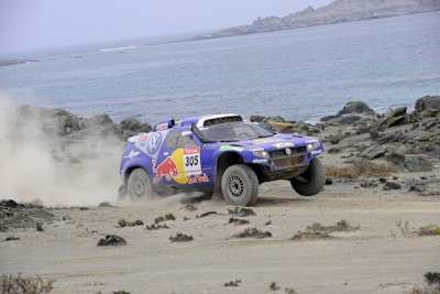 Der Sieger-Touareg 2009 am Pazifik