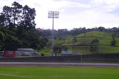Das Western Springs Stadion in Auckland