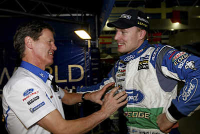 Ford-Teamchef Malcolm Wilson (li.) und Jari-Matti Latvala