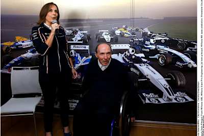 Der Williams-Renner mit der 600 hier in der Box am Nürburgring