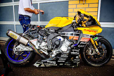 Das war mal ein Yamaha Superbike