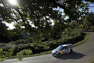 Sébastien Ogier beim Shakedown auf Korsika