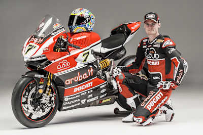 Chaz Davies bei der Ducati Teampräsentation