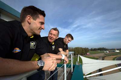 Tommy Hill, Chris Walker und Danny Buchan (v.l.)