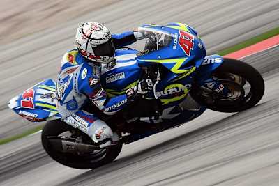 Noriyuki Haga testete die Suzuki GSX-R600 in Sepang