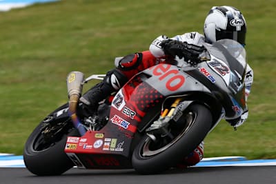 Larry Pegram holte sich in Philiip Island zwei Punkte